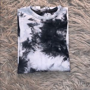 Black and White Tie Die T-shirt